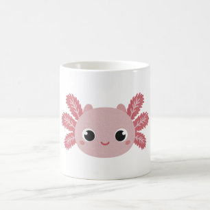 Süßes Axolotl-Gesicht Kaffeetasse