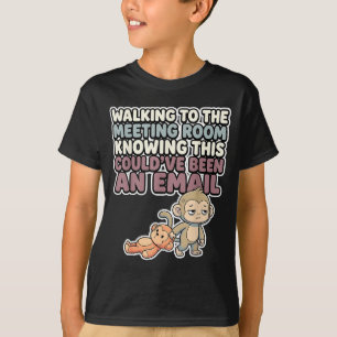 Süßes Baby-Affen-Meme kawaii japanischer Makak T-Shirt