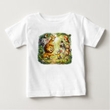 Süßes Baby-Cartoon-Shirt – Ansprechendes Kinder-Gr
