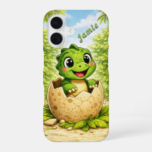 Süßes Baby-Dinosaur-Küken iPhone 16 Hülle
