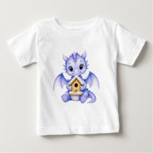 Süßes Baby-Drachen-Lebkuchenhäuschen  Baby T-shirt