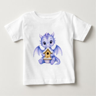 Süßes Baby-Drachen-Lebkuchenhäuschen Baby T-shirt
