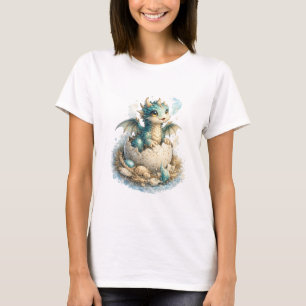 Süßes Baby-Drachen-Schlüpf-T-Shirt aus Ei T-Shirt