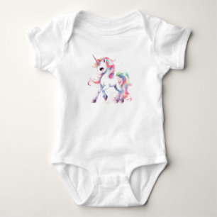 Süßes Baby Einhorn, Magisches Baby Mädchen Strampler