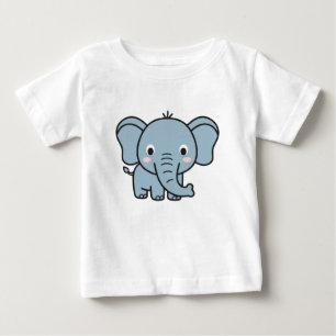 Süßes Baby-Elefanten-T-Shirt Baby T-shirt