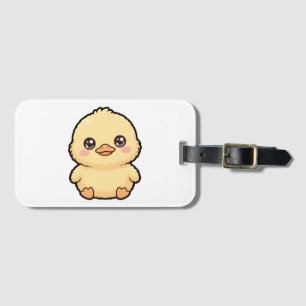 Süßes Baby-Enten-Küken Gepäckanhänger