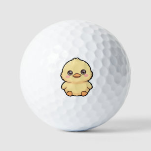 Süßes Baby-Enten-Küken Golfball