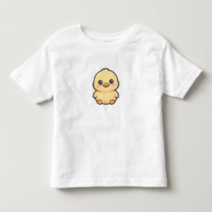 Süßes Baby-Enten-Küken-Toddler-Fein-Jersey-T-Shirt Kleinkind T-shirt