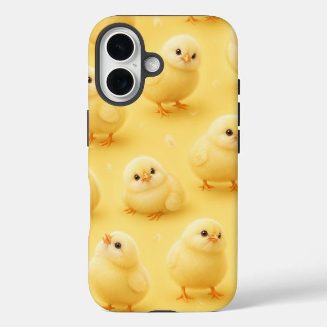 Süßes Baby-Küken-Handyhülle - Flauschig Gelb  Case-Mate iPhone Hülle (Rückseite)