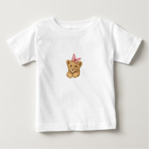 Süßes Baby Löwe & Schmetterling Shirt