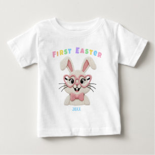 Süßes Baby Mädchen erster Osterhase T-shirt