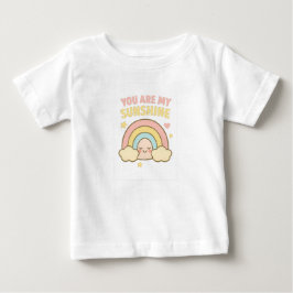 Süßes Baby Mädchen – Pastell Regenbogen Charme  T-shirt
