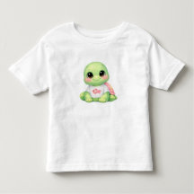 Süßes Baby-Meeres-Schildkröten-Kawaii-Kinder-T-Shi