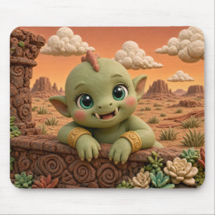 Süßes Baby-Orc, Mythisch Mousepad