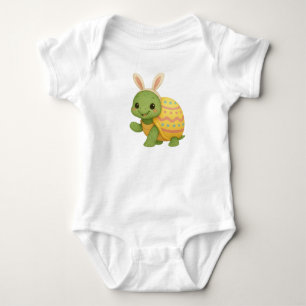 Süßes Baby-Oster-/Frühlingsschildkröte Baby Strampler