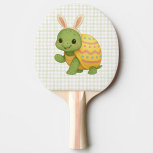 Süßes Baby-Oster-/Frühlingsschildkröte Tischtennis Schläger