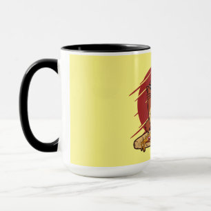 Süßes Baby-Otter isst leckeres Pizza-Design Tasse