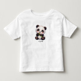Süßes Baby-Panda-Kleinkind-Kawaii-Panda-T-Shirt Kleinkind T-shirt