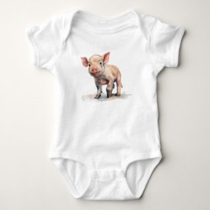 Süßes Baby Piggly Wiggly Ferkelchen Strampler