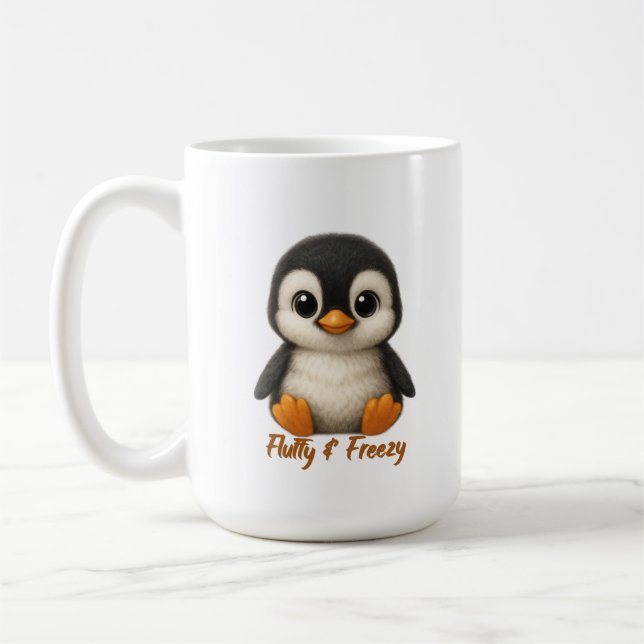 Süßes Baby Pinguin  Kaffeetasse (Links)