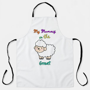 Süßes Baby-Schaf Muttertagsgeschenk für Mama Liebe Schürze