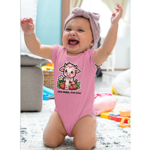 Süßes Baby, süße Kuh Baby Strampler