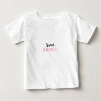 Süßes Baby-T-Shirt verbreitet Freundlichkeit