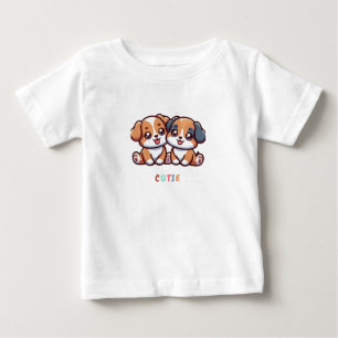 Süßes Baby T-Shirt Welpen