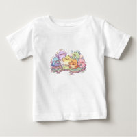 Süßes Baby-Vogel-Freunde-Kinder-T-Shirt