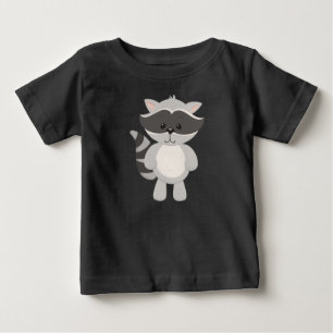 Süßes Baby-Waschbär-Tier Baby T-shirt