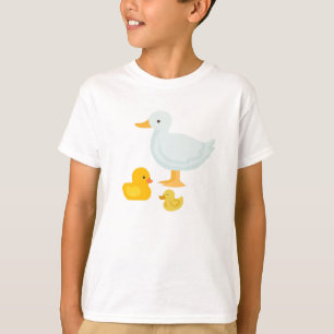 Süßes Babyenten-Maskottchen-Design T-Shirt