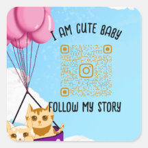 süßes Babykatze, Babyparty-Einladung