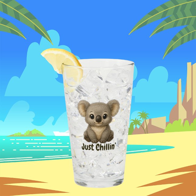 Süßes Babykoala-Trinkglas Glas (Von Creator hochgeladen)