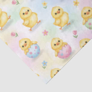 Süßes Babyküken Aquarell-Ostern  Seidenpapier