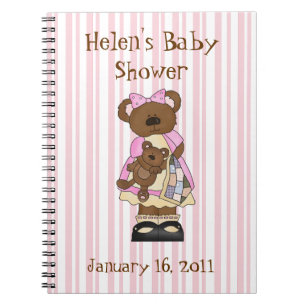 Süßes Babyparty-Notizbuch Notizblock