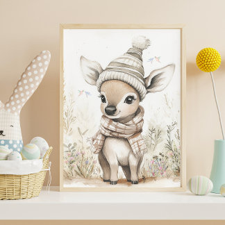 Süßes Babyreh Poster