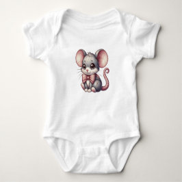 Süßes Babyshirt mit bunten Tieren Baby Strampler