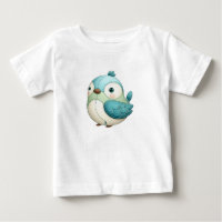Süßes Babyshirt mit bunten Tieren