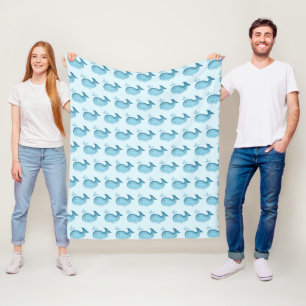 Süßes Babywal-Flanelldecke Fleecedecke