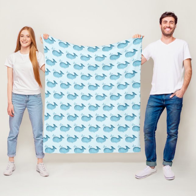 Süßes Babywal-Flanelldecke Fleecedecke (Beispiel)