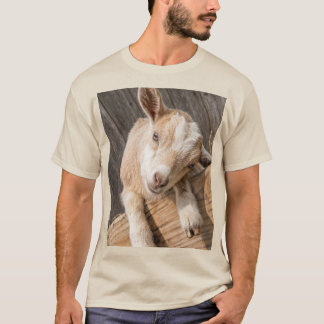 Süßes Babyziegen Rustikales Bauernhaus Fotografie T-Shirt