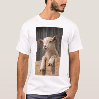 Süßes Babyziegen Rustikales Farmhaus Fotografie Le T-Shirt