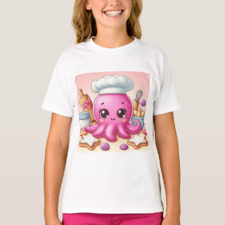 Süßes Back-Oktopus-Shirt T-Shirt