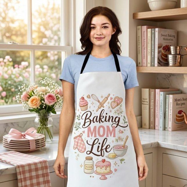 Süßes Backen Mutti Leben Schürze (Von Creator hochgeladen)