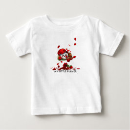 Süßes Baseball-Liebesdesign Baby T-shirt