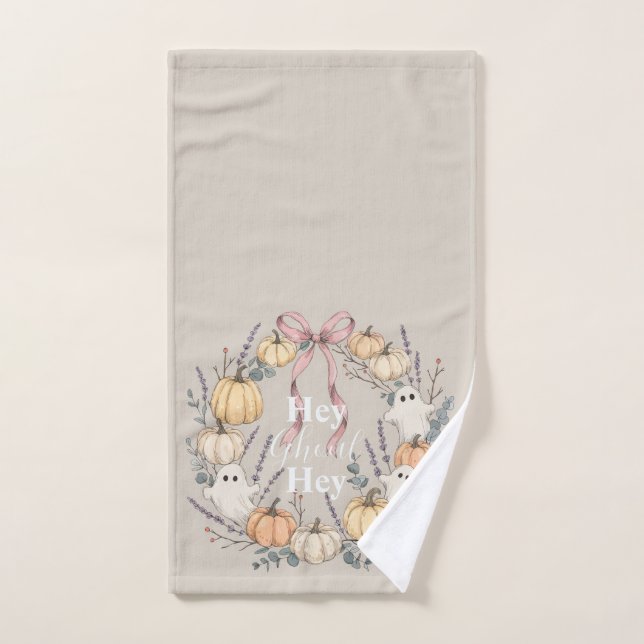 Süßes Bauernhaus Hey Ghoul Herbst Handtuch (Handtuch)
