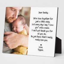 Süßes bearbeitbares "Lieber Daddy"-Gedicht & Foto-