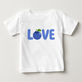 Süßes Blaubeer-LOVE-Kinder-T-Shirt Baby T-shirt