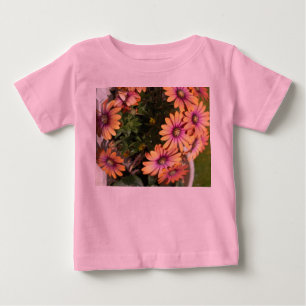 Süßes Blumen-Baby-Mädchen-T-Shirt – Pink Flower Ki Baby T-shirt