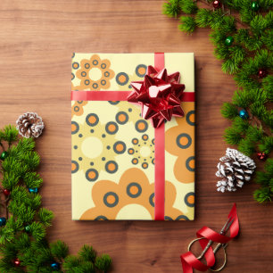 süßes Blumenblattmuster 2 Geschenkpapier